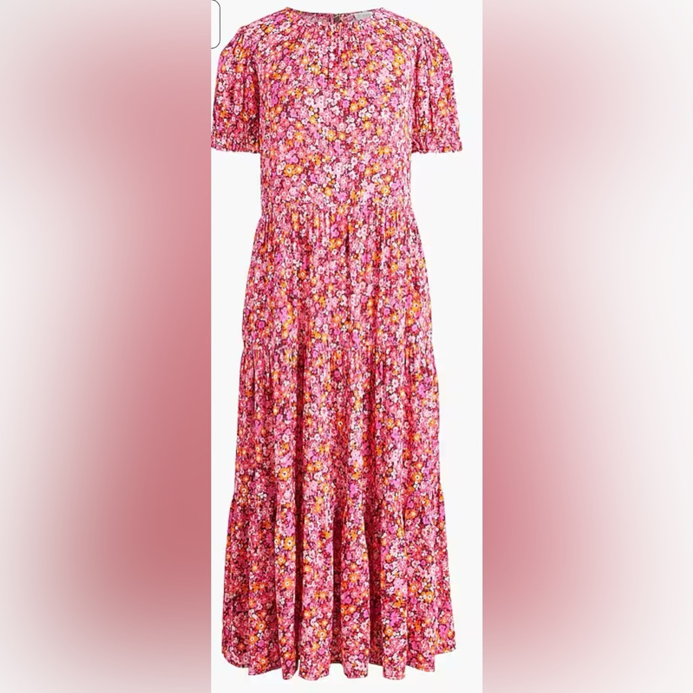 New With Tags Pretty J Crew Floral Midi/Maxi Dress
Size Large - Picture 3 of 7